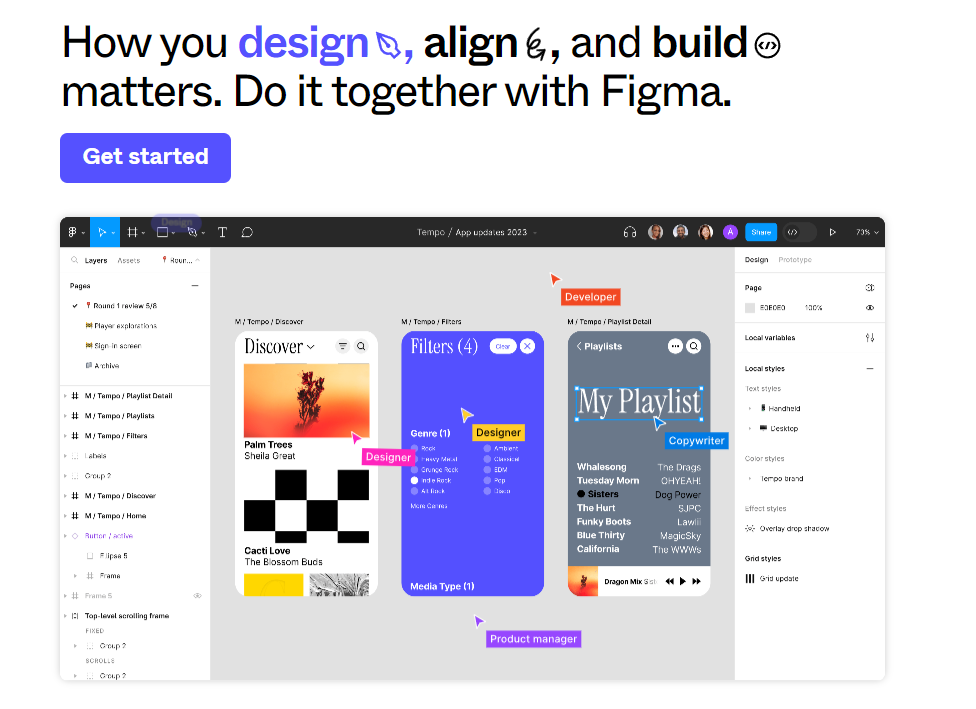 figma website templates themes